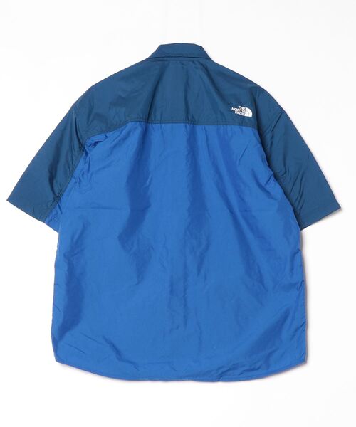THE NORTH FACE（ザノースフェイス）の「ザ ノース フェイス THE NORTH FACE S/S Nuptse Shirt_ショートスリーブヌプシシャツ（シャツ/ブラウス・メンズ・ブラウン/ブラック×グレー/ダークブルー・L/XL/M）」の4枚目の写真