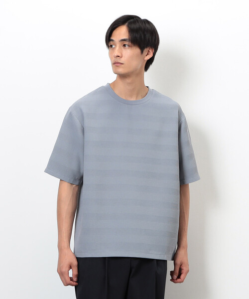 COMME CA ISM(コムサイズム)の「リンクス ボーダーTシャツ(Tシャツ/カットソー・メンズ・チャコール/ホワイト/ブラウン/グレー・MEDIUM/LARGE/X-LARGE)」の3枚目の写真