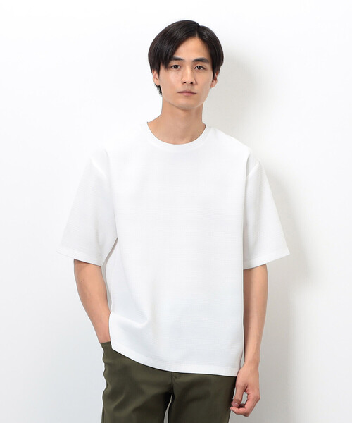 COMME CA ISM(コムサイズム)の「リンクス ボーダーTシャツ(Tシャツ/カットソー・メンズ・チャコール/ホワイト/ブラウン/グレー・MEDIUM/LARGE/X-LARGE)」の6枚目の写真