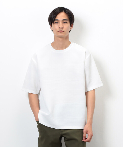 COMME CA ISM(コムサイズム)の「リンクス ボーダーTシャツ(Tシャツ/カットソー・メンズ・チャコール/ホワイト/ブラウン/グレー・MEDIUM/LARGE/X-LARGE)」の7枚目の写真