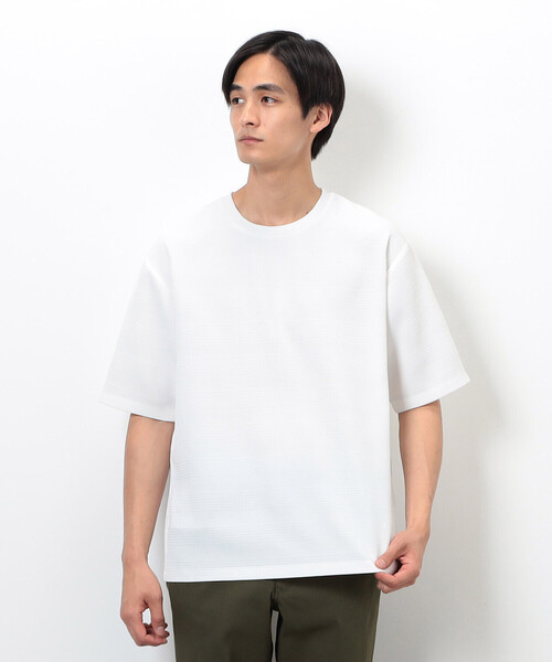 COMME CA ISM(コムサイズム)の「リンクス ボーダーTシャツ(Tシャツ/カットソー・メンズ・チャコール/ホワイト/ブラウン/グレー・MEDIUM/LARGE/X-LARGE)」の8枚目の写真