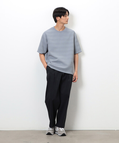 COMME CA ISM(コムサイズム)の「リンクス ボーダーTシャツ(Tシャツ/カットソー・メンズ・チャコール/ホワイト/ブラウン/グレー・MEDIUM/LARGE/X-LARGE)」の10枚目の写真