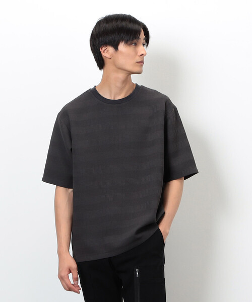 COMME CA ISM(コムサイズム)の「リンクス ボーダーTシャツ(Tシャツ/カットソー・メンズ・チャコール/ホワイト/ブラウン/グレー・MEDIUM/LARGE/X-LARGE)」の15枚目の写真
