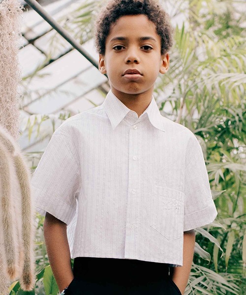 MM6 メッシュシャツ MM6 Maison Margiela（ｴﾑｴﾑｼｯｸｽ ﾒｿﾞﾝ ﾏﾙｼﾞｪﾗ）の「MM6 LONG-SLEEVED