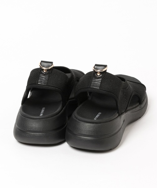 GLOBAL WORK（グローバルワーク）の「らくっションフィットサンダル/327974（サンダル・レディース・ブラック系その他/アイボリー/ブラック・MEDIUM/SMALL/LARGE）」の14枚目の写真