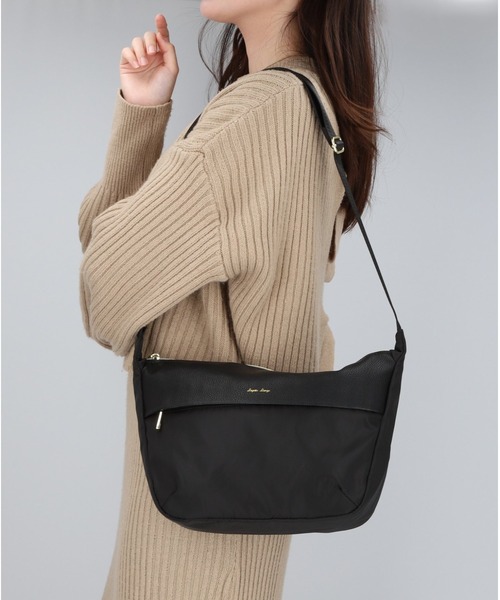 Legato Largo（レガートラルゴ）の「Legato Largo グロッシーコンビ ミニショルダー（ショルダーバッグ・レディース・ピンク/グレー系その他/ブラック・FREE）」の9枚目の写真
