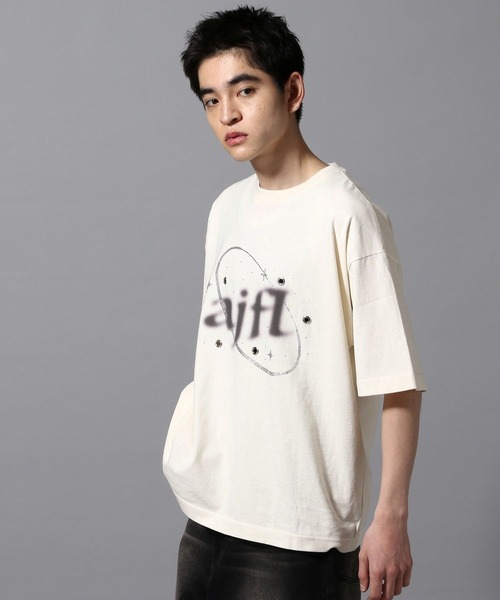 ajouter flow(アジューテフロー)の「【ajouter flow】rhinestone universe T-shirt(Tシャツ/カットソー・メンズ・ホワイト/ブラック・MEDIUM/LARGE)」の13枚目の写真