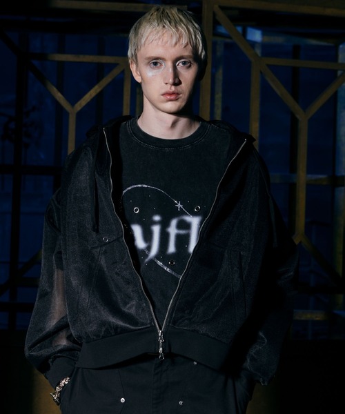 ajouter flow(アジューテフロー)の「【ajouter flow】rhinestone universe T-shirt(Tシャツ/カットソー・メンズ・ホワイト/ブラック・MEDIUM/LARGE)」の14枚目の写真