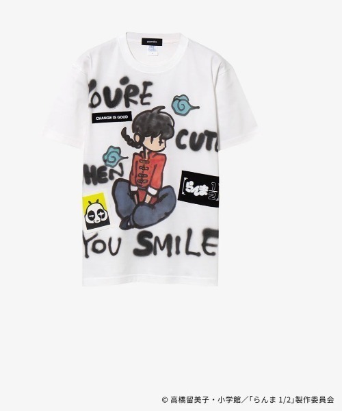 ROYAL FLASH（ロイヤルフラッシュ）の「Guernika/ゲルニカ/らんま1/2 Paint T-shirt / 早乙女乱馬（Tシャツ/カットソー・メンズ・ホワイト・XL）」の5枚目の写真