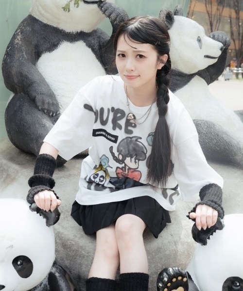 ROYAL FLASH（ロイヤルフラッシュ）の「Guernika/ゲルニカ/らんま1/2 Paint T-shirt / 早乙女乱馬（Tシャツ/カットソー・メンズ・ホワイト・XL）」の2枚目の写真