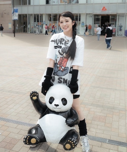 ROYAL FLASH（ロイヤルフラッシュ）の「Guernika/ゲルニカ/らんま1/2 Paint T-shirt / 早乙女乱馬（Tシャツ/カットソー・メンズ・ホワイト・XL）」の4枚目の写真