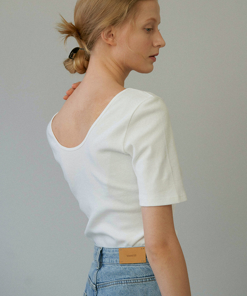 La TOTALITE - 【ぴーすけ】新品 ラトータリテ カットソー ホワイト 38 洗える】フォルムダンボールプルオーバー（Tシャツ／カットソー