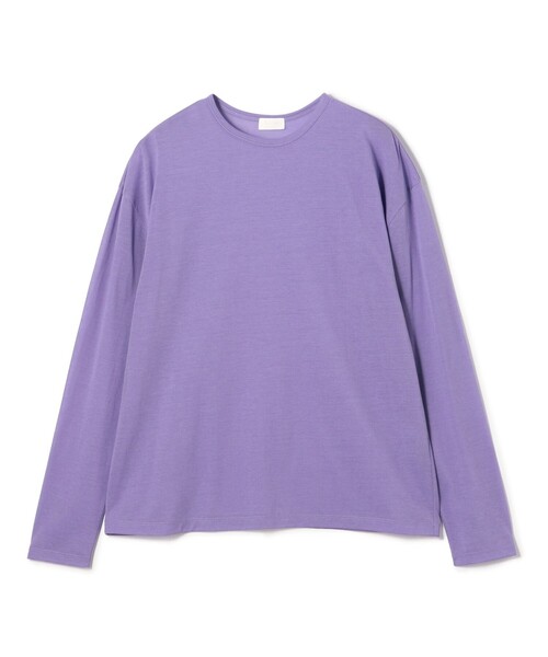 BALLSEY(ボールジィ)の「シアーコンパクトジャージー ロングスリーブプルオーバー(Tシャツ/カットソー・レディース・ブラック/グリーン/ホワイト/パープル/ブラウン・S)」の5枚目の写真
