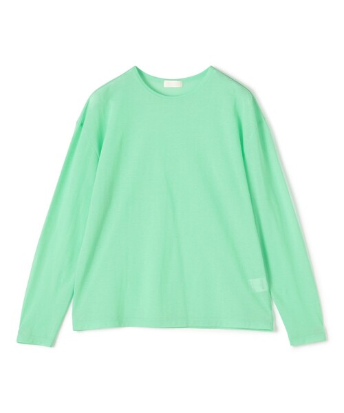 BALLSEY(ボールジィ)の「シアーコンパクトジャージー ロングスリーブプルオーバー(Tシャツ/カットソー・レディース・ブラック/グリーン/ホワイト/パープル/ブラウン・S)」の1枚目の写真