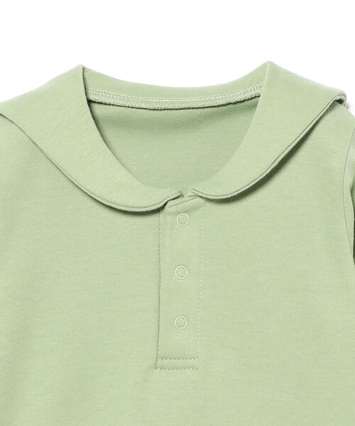 こども ビームス（コドモビームス）の「ベビー セーラーカラー ロンパース 2025FW（50～80cm）（ロンパース・キッズ・オフホワイト/ネイビー/グリーン系その他・70-80/60-70/50-60）」の4枚目の写真