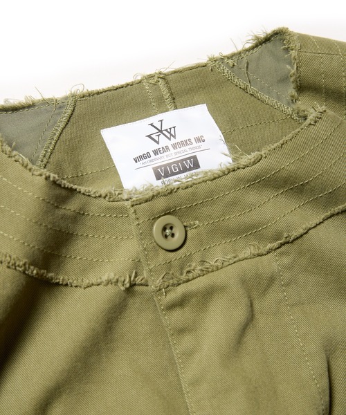 VIRGOwearworks（ヴァルゴウェアワークス）の「SHADOW WARRIOR JACKET（ミリタリージャケット・レディース・カーキ/ブラック/パープル・2/3/4）」の17枚目の写真