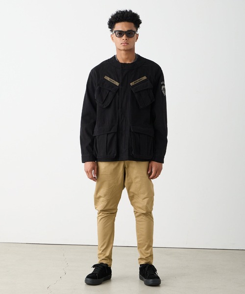 VIRGOwearworks（ヴァルゴウェアワークス）の「SHADOW WARRIOR JACKET（ミリタリージャケット・レディース・カーキ/ブラック/パープル・2/3/4）」の19枚目の写真