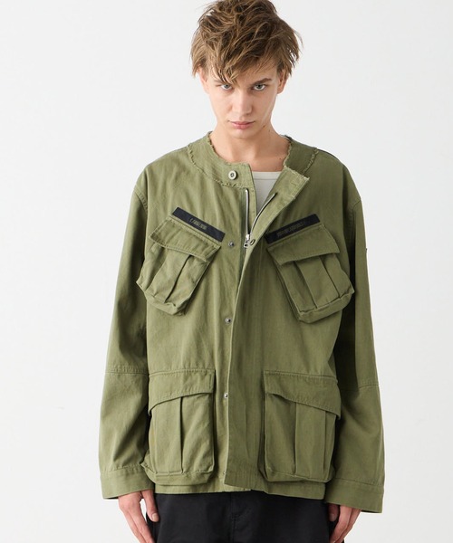 VIRGOwearworks（ヴァルゴウェアワークス）の「SHADOW WARRIOR JACKET（ミリタリージャケット・レディース・カーキ/ブラック/パープル・2/3/4）」の13枚目の写真