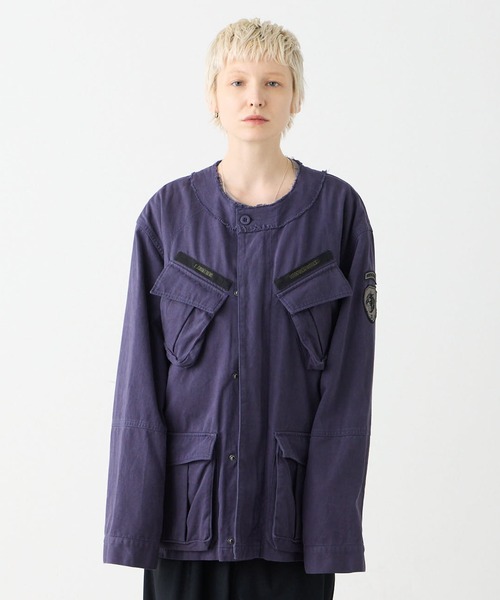 VIRGOwearworks（ヴァルゴウェアワークス）の「SHADOW WARRIOR JACKET（ミリタリージャケット・レディース・カーキ/ブラック/パープル・2/3/4）」の9枚目の写真