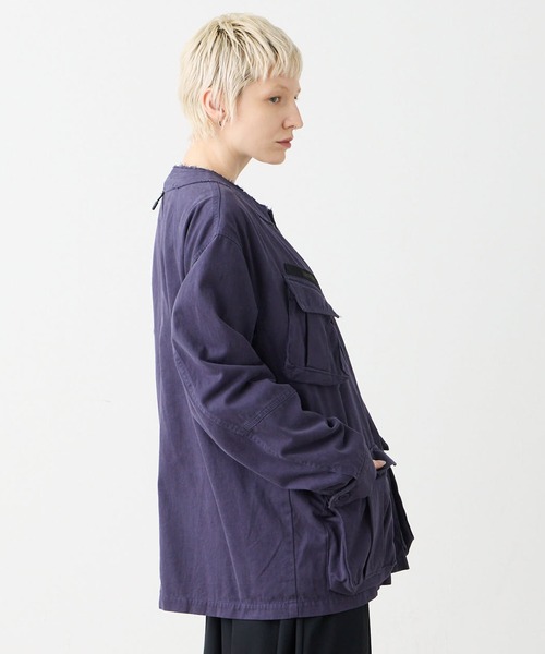 VIRGOwearworks（ヴァルゴウェアワークス）の「SHADOW WARRIOR JACKET（ミリタリージャケット・レディース・カーキ/ブラック/パープル・2/3/4）」の10枚目の写真