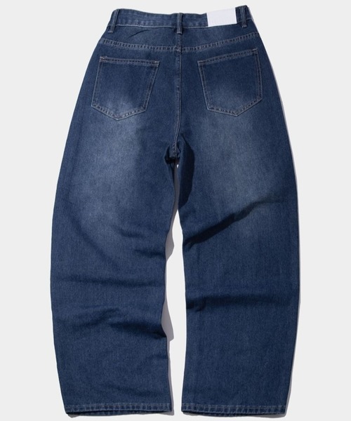 PLACE STUDIO（プレイススタジオ）の「PLACE STUDIO／CUBIC ポケットパンツ（デニムパンツ・レディース・ブルー・SMALL）」の9枚目の写真