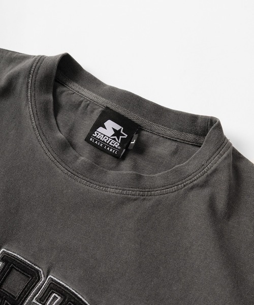 STARTER(スターター)の「【88】【STARTER/スターター】ピグメント加工 ブランドロゴ ワッペン刺繍 半袖Tシャツ オーバーサイズ(Tシャツ/カットソー・メンズ・ブラック系その他/ブラック系その他2/ブラック・L/M/XL)」の13枚目の写真