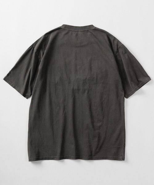 STARTER(スターター)の「【88】【STARTER/スターター】ピグメント加工 ブランドロゴ ワッペン刺繍 半袖Tシャツ オーバーサイズ(Tシャツ/カットソー・メンズ・ブラック系その他/ブラック系その他2/ブラック・L/M/XL)」の4枚目の写真