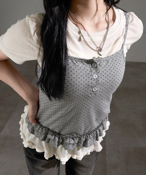 レイヤードトップス【ZOZOTOWN限定アイテム】（Tシャツ