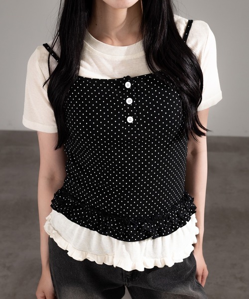 レイヤードトップス【ZOZOTOWN限定アイテム】（Tシャツ