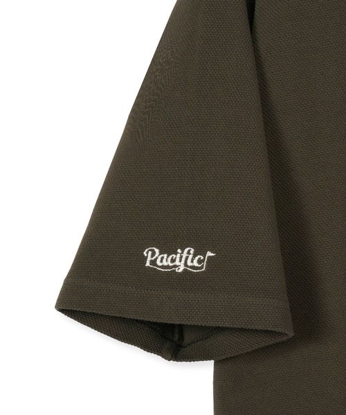 Pacific GOLF CLUB(パシフィックゴルフクラブ)の「SWEDISH ARMY REPRODUCTION FABRIC POLO SHIRT(ビジネスシャツ・メンズ・オリーブ・L/M)」の3枚目の写真