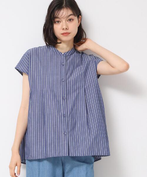Dessin(デッサン)の「◆【洗える】フレンチスリーブフレアーブラウス(XS~L)(シャツ/ブラウス・レディース・ホワイト系3/ブルー系その他3/ブルー系その他4・00/01/02/03)」の12枚目の写真