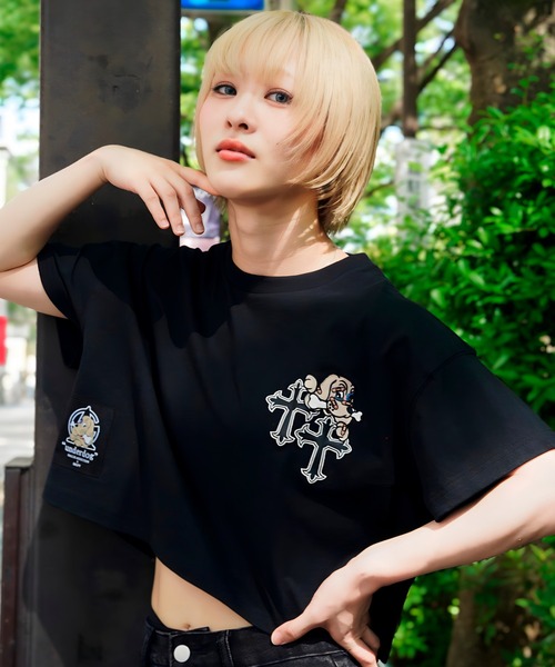 セール】GA×GALFY-クロスガリノハーツTee（Tシャツ/カットソー