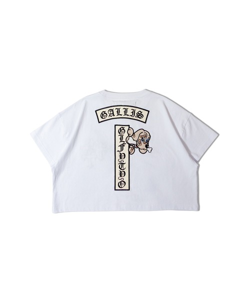 GALFY(ガルフィー)の「【別注】GA×GALFY-クロスガリノハーツTee(Tシャツ/カットソー・メンズ・ホワイト/ブラック/ピンク/ターコイズブルー・S/L/XL)」の6枚目の写真