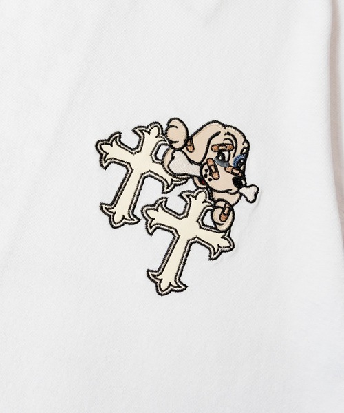 GALFY(ガルフィー)の「【別注】GA×GALFY-クロスガリノハーツTee(Tシャツ/カットソー・メンズ・ホワイト/ブラック/ピンク/ターコイズブルー・S/L/XL)」の14枚目の写真