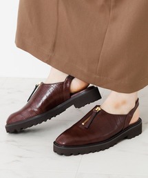 HIMIKO】【ZOZOTOWN限定】メタルモチーフトラックソールローファー