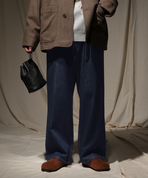 ニコアンド　デニムパンツ niko and JEANS 2025AW】5ポケットデニムパンツ（デニム