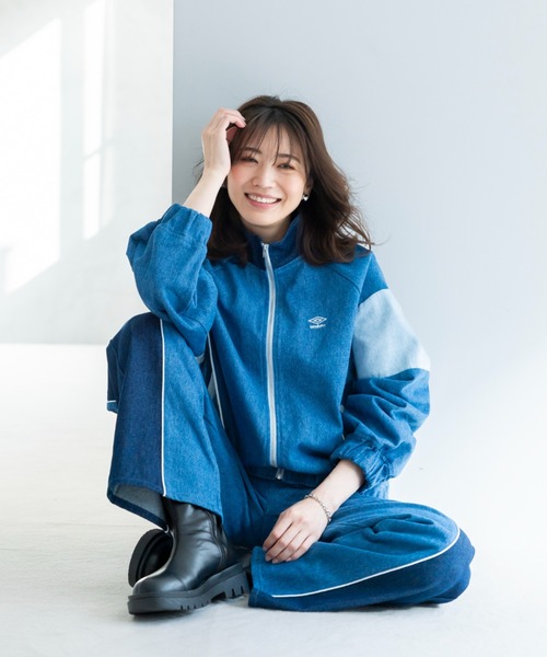 UMBRO - 【新品】アンブロ　ウォーマージャケット　ブルー　Lサイズ 新品】アンブロ ウォーマージャケット ブルー Lサイズ umbro