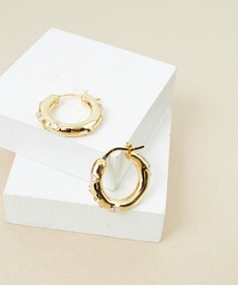 LAPUIS（ラピュイ）の「[LAPUIS/ラピュイ] GARDEN フープピアス（ピアス（両耳用））」