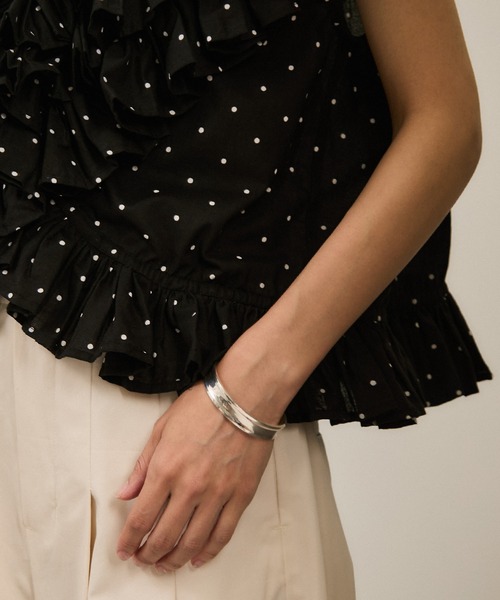 セール】【crinkle crinkle crinkle】別注フリルポンチョノースリーブ