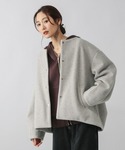 GLOBAL WORK(グローバルワーク)の「ジャケット/アウター(ノーカラーコート)」