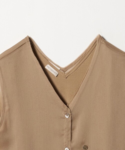 PROTAGONISTA（プロタゴニスタ）の「＜PROTAGONISTA＞レイヤード シアー ベスト ベージュ＜ Select by EMMEL REFINES ＞（ベスト・レディース・ベージュ・FREE）」の7枚目の写真