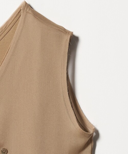 PROTAGONISTA（プロタゴニスタ）の「＜PROTAGONISTA＞レイヤード シアー ベスト ベージュ＜ Select by EMMEL REFINES ＞（ベスト・レディース・ベージュ・FREE）」の8枚目の写真