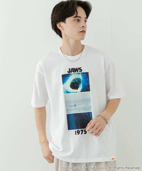 セール】『別注』SENSE OF PLACE×JAWS プリントT-SHIRTS/A（T