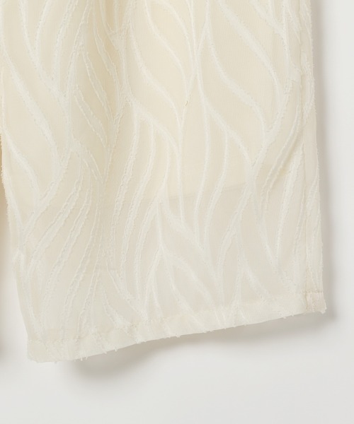 PAGEBOY（ページボーイ）の「リーフジャガードパンツ【セットアップ対応】（その他パンツ・レディース・ブラック/オフホワイト・FREE）」の3枚目の写真