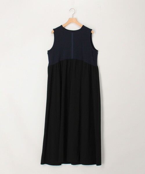 MICO COULIER（ミコクリエ）の「リブメランジカットソー異素材ワンピース（ワンピース・レディース・ブラック/ネイビー・38）」の16枚目の写真