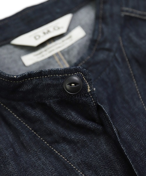 D.M.G.（ドミンゴ）の「[D.M.G. / ディーエムジー] 6ozデニム ワークシャツワンピース（シャツワンピース・レディース・ワンウォッシュ・3/2）」の15枚目の写真