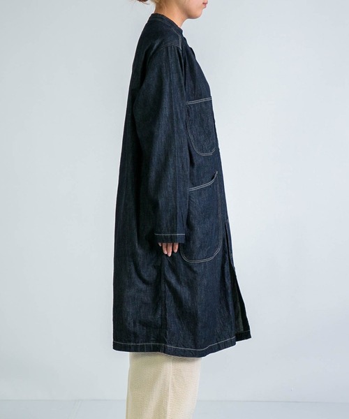 D.M.G. / ディーエムジー] 6ozデニム ワークシャツワンピース