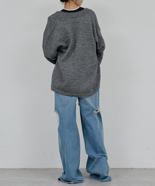 GALLARDAGALANTE（ガリャルダガランテ）の「【PEAS】スラッシュデニムパンツ（デニムパンツ・レディース・サックスブルー・0/1）」の7枚目の写真