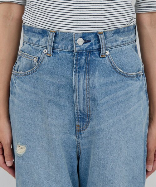 GALLARDAGALANTE（ガリャルダガランテ）の「【PEAS】スラッシュデニムパンツ（デニムパンツ・レディース・サックスブルー・0/1）」の16枚目の写真