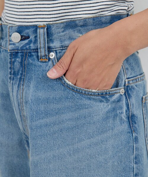 GALLARDAGALANTE（ガリャルダガランテ）の「【PEAS】スラッシュデニムパンツ（デニムパンツ・レディース・サックスブルー・0/1）」の17枚目の写真